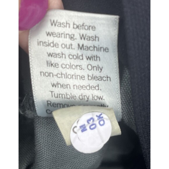 Sonoma Over the Belly Utility Jogger Maternity Pants Zip Hem Gray Size Large NEW - Picture 7 of 12